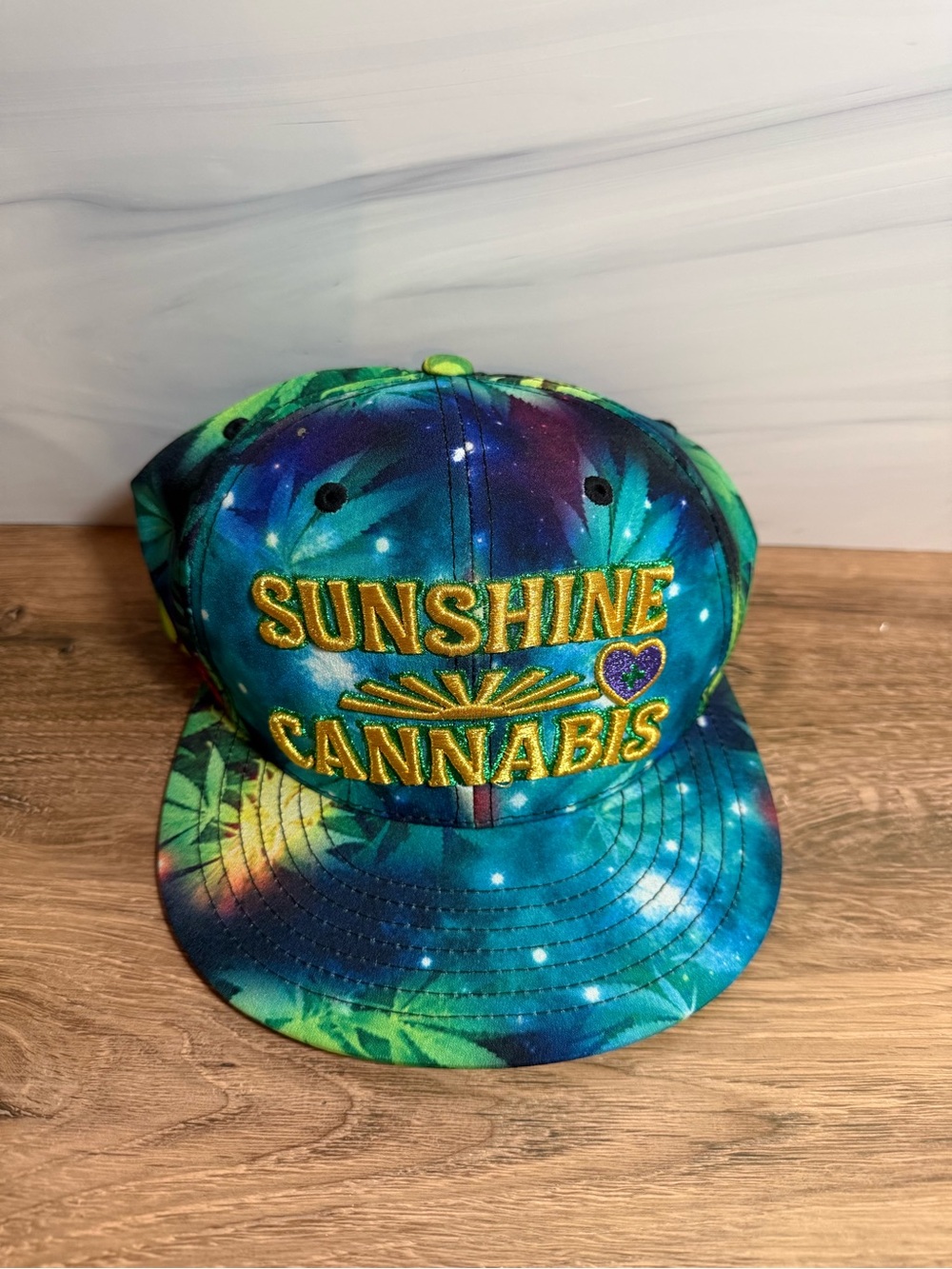 Sunshine Cannabis Snapback Hat